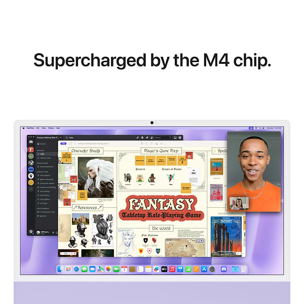 Фото - Компьютер-моноблок Apple iMac 24'' M4 Retina 4.5K 8-Core CPU 8-Core GPU 256GB Purple (2024)