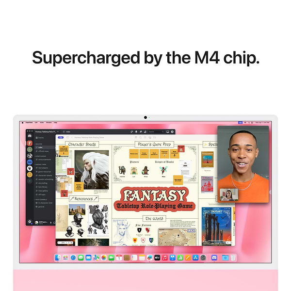 Фото - Компьютер-моноблок Apple iMac 24'' M4 A3137 Retina 4.5K 10-Core CPU 10-Core GPU 16GB/512GB Pink (MWV53)