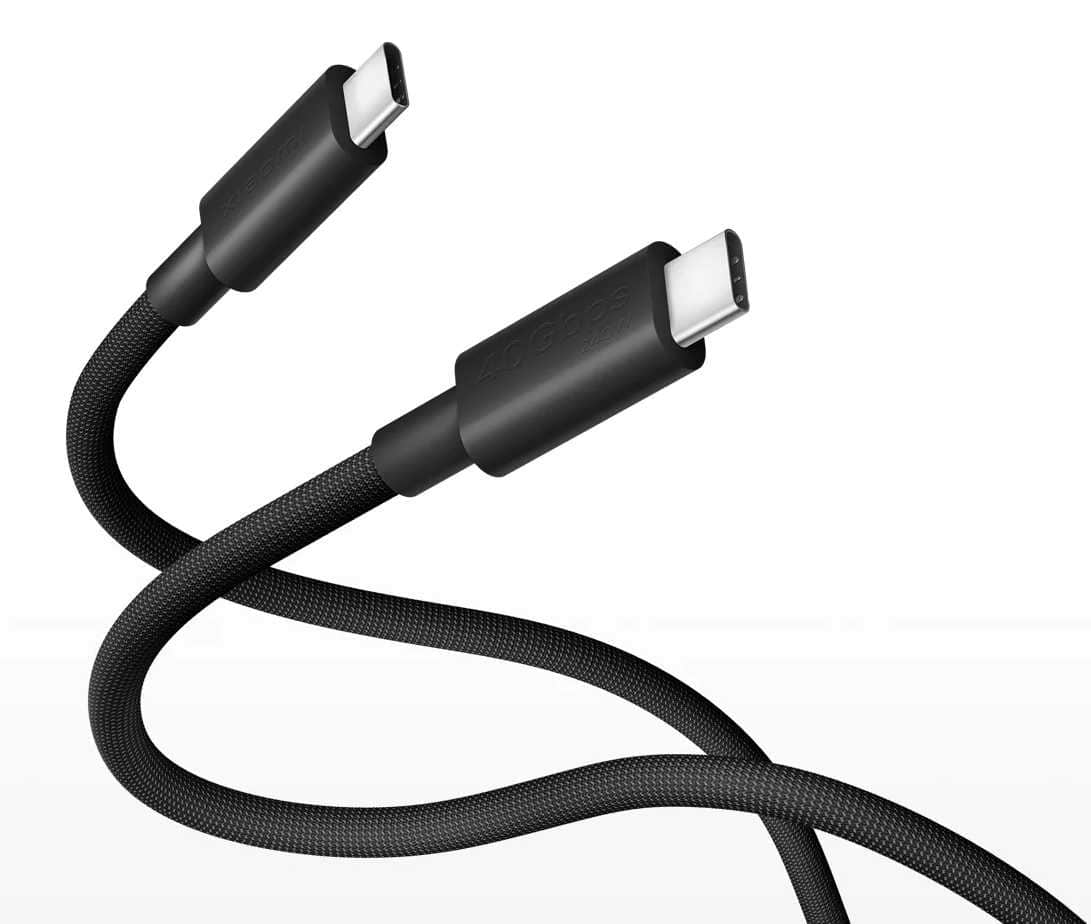 Кабель Xiaomi High-speed USB4 Braided Type-C-Type-C 6A 1m Dark-Grey (BHR087BGL)