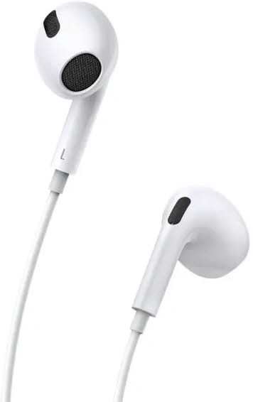 Фото - Навушники вкладиші дротові Baseus Earphone H17 White