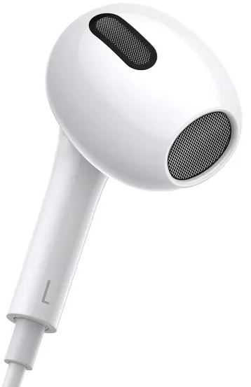 Фото - Навушники вкладиші дротові Baseus Earphone H17 White