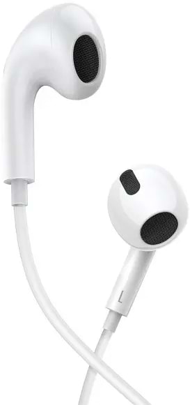 Фото - Навушники вкладиші дротові Baseus Earphone H17 White