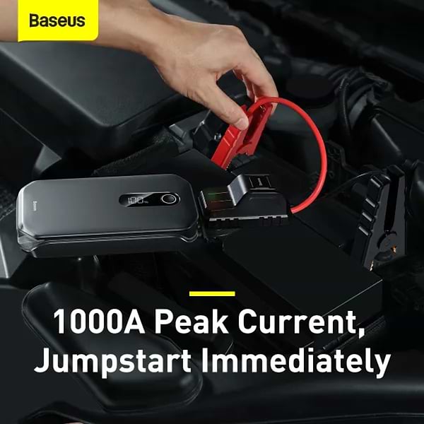 Фото - Уцінка - Пускозарядний пристрій Baseus 12000mAh Super Energy Pro Car Jump Starter Black (CRJS03-01)