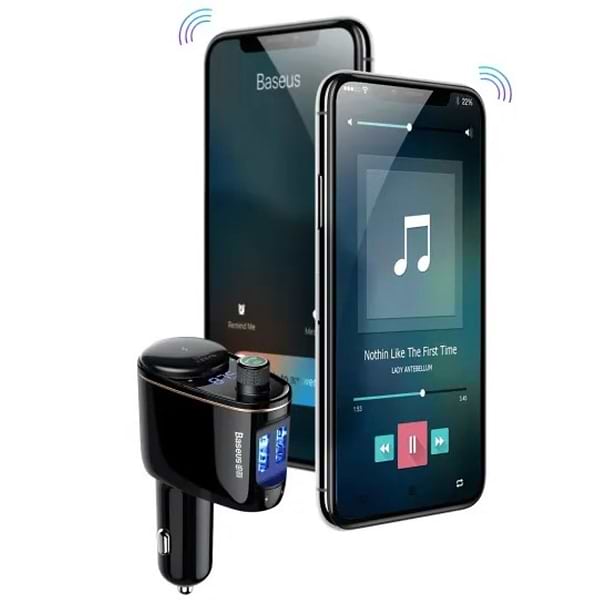 Фото - FM модулятор Baseus S-06 Car Bluetooth MP3 Player Black (CCHC000001)