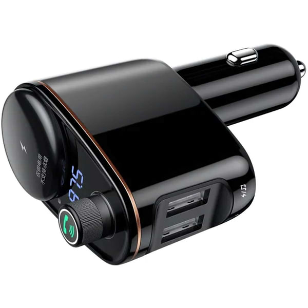 Фото - FM модулятор Baseus S-06 Car Bluetooth MP3 Player Black (CCHC000001)