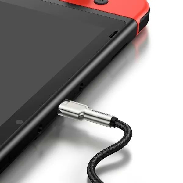 Фото - Кабель Baseus Cafule Metal Type-C to Type-C 100W 1 м Black (CATJK-C01)