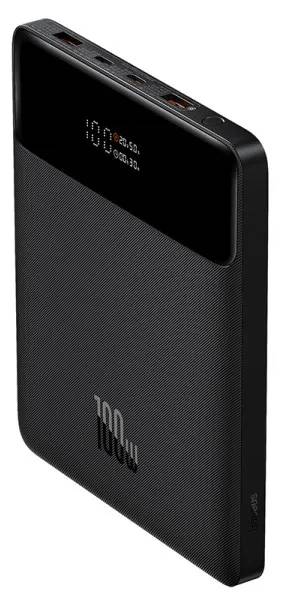 Фото - Батарея мобильная Baseus Blade 20000mAh 100W 2xUSB-A+2xUSB-C+кабель USB-C Black (PPBL000201)