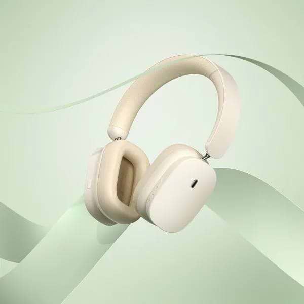 Фото - Наушники накладные беспроводные Baseus Bowie H1 Pro Noise-Cancellation Wireless Headphones Moon White (A00050601213-00)
