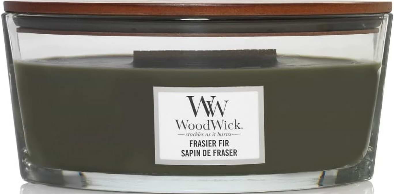 Свічка скло Woodwick Ellipse Frasier Fir (Ялиця Фразера) 453г (76175E) - Фото 1