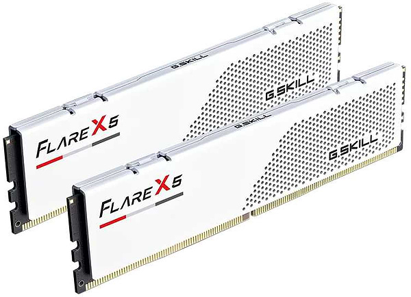Фото - Память DDR G.Skill Flare X5 White DDR5-6400 32GB (2x16GB) (F5-6400J3240G16GX2-FX5W)