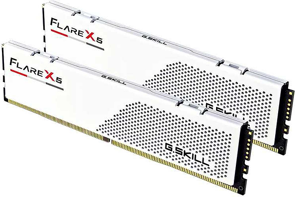 Фото - Память DDR G.Skill Flare X5 White DDR5-6400 32GB (2x16GB) (F5-6400J3240G16GX2-FX5W)