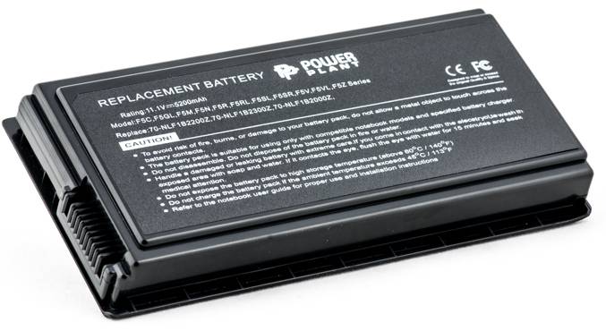 Аккумулятор для ноутбука PowerPlant ASUS F5 (A32-F5, AS5010LH) 11.1V 5200mAh (NB00000015)