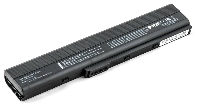 Акумулятор для ноутбука PowerPlant ASUS A32-K52 (A32-K52, ASA420LH) 10.8V 5200mAh (NB00000043) - Фото 1