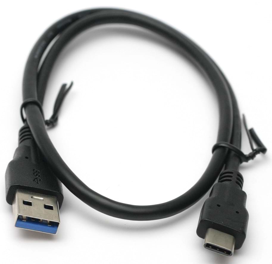 Кабель PowerPlant USB 3.0 AM - Type-C 0.5m (KD00AS1253)