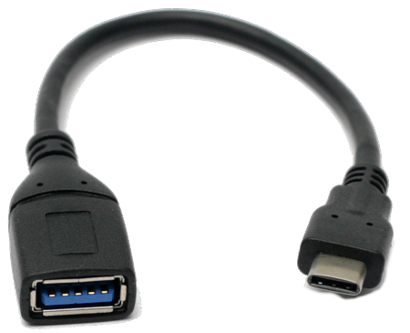 Адаптер PowerPlant USB 3.0 Type-C to AF 0.1m (KD00AS1257)