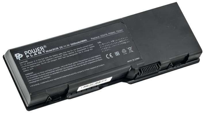Фото - Аккумулятор для ноутбука PowerPlant DELL Inspiron 6400 (KD476, DL6402LH) 11.1V 5200mAh (NB00000110)