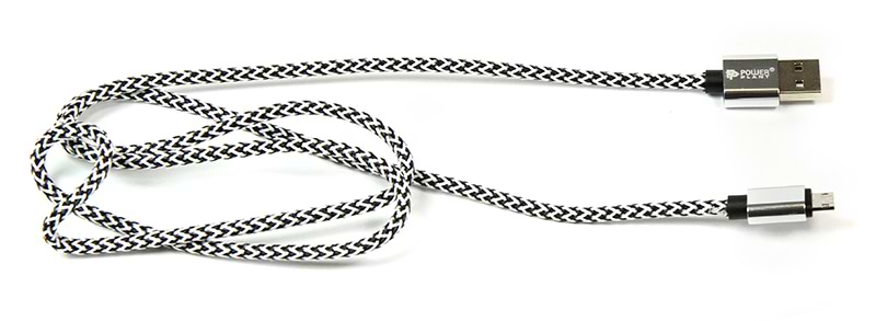 Кабель PowerPlant USB 2.0 AM/Micro B 1m Grey (CA910212)