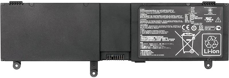 Фото - Аккумулятор для ноутбука PowerPlant ASUS N550 Series (C41-N550) 15V 53Wh (NB430680)