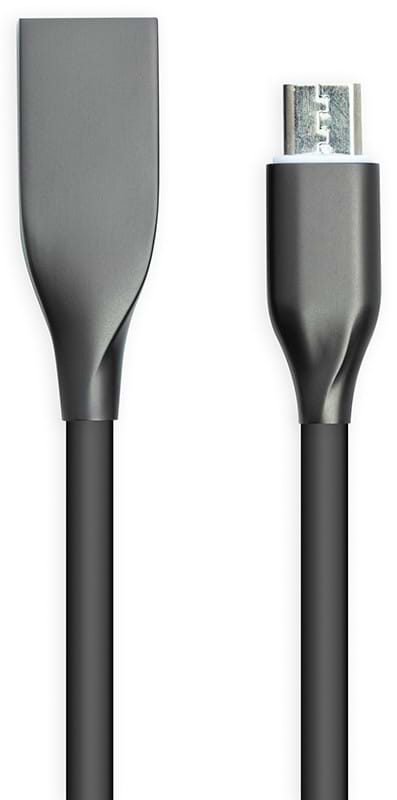 Кабель PowerPlant USB - microUSB 2m Black (CA911233)