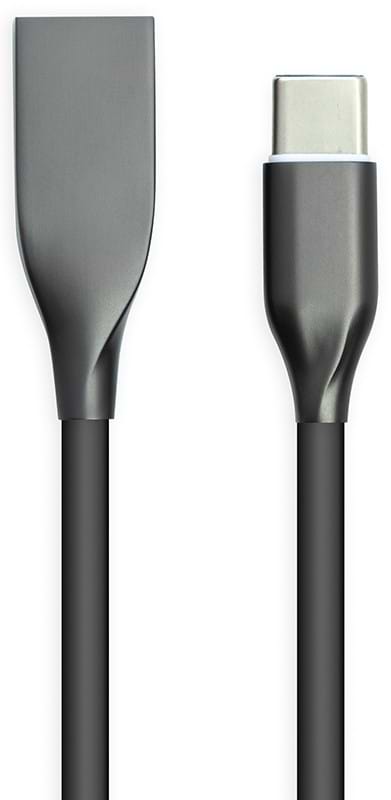 Кабель PowerPlant USB - Type-C 1m Black (CA911240)