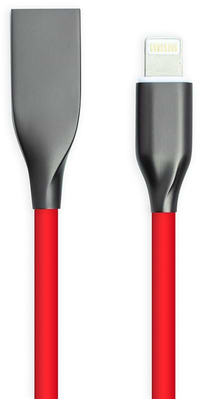 Кабель PowerPlant USB - Lightning 2m Red (CA911417)