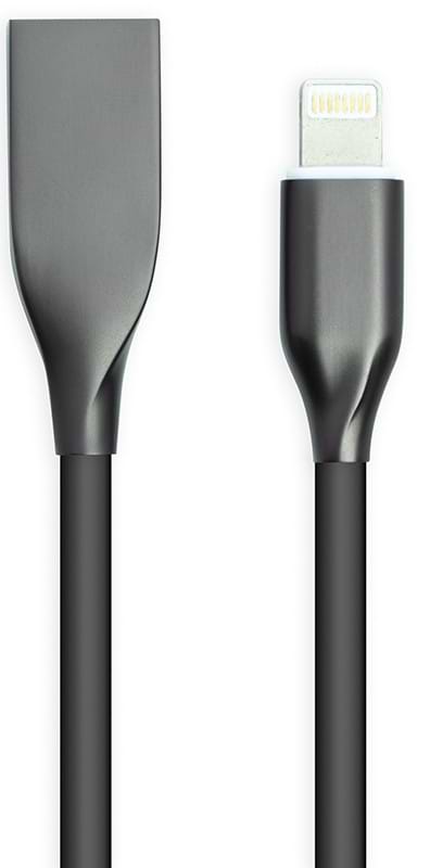 Кабель PowerPlant USB - Lightning 2m Black (CA911806)