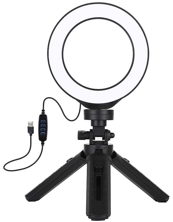 Фото - Набір для блогера Puluz USB LED Lamp 4.7'' PKT3058B + штатив 12 см
