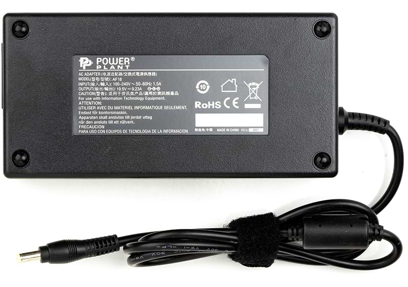 Зарядное устройство для ноутбука PowerPlant Acer 220V 19.5V 180W 9.23A (5.5*1.7) (AC180G5517)