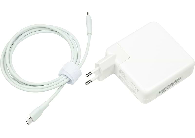 Зарядное устройство для ноутбука PowerPlant APPLE 220V 20V 87W 3A (USB-C) (AP87USBC) - Фото 1