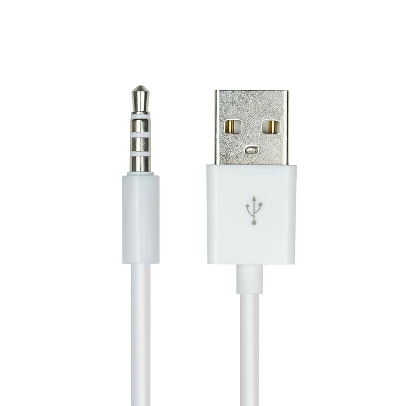 Кабель синхронизации данных PowerPlant USB AM - 4pin Jack 3.5mm for iPod Shuffle 0.15m (CA912827) - Фото 1