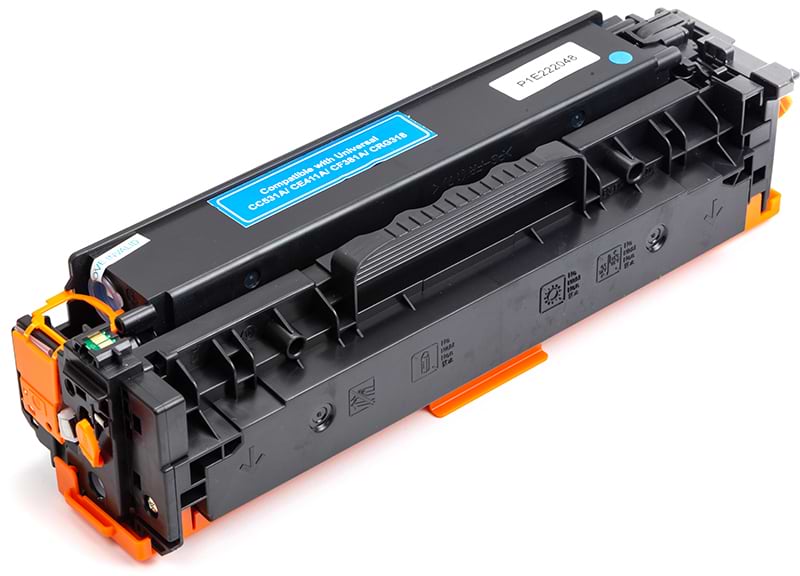 Картридж для лазерных принтеров/МФУ PowerPlant HP Color LaserJet CP2020 CY (CC531A/CE41A) - Фото 1