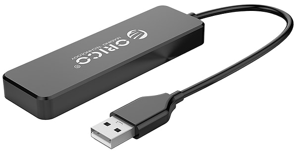 Фото - Хаб USB Orico USB 2.0 4 порта (FL01-BK-BP)