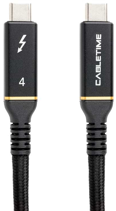 Кабель синхронізації даних PowerPlant USB4 USB-C - USB-C 1m (CA913299)