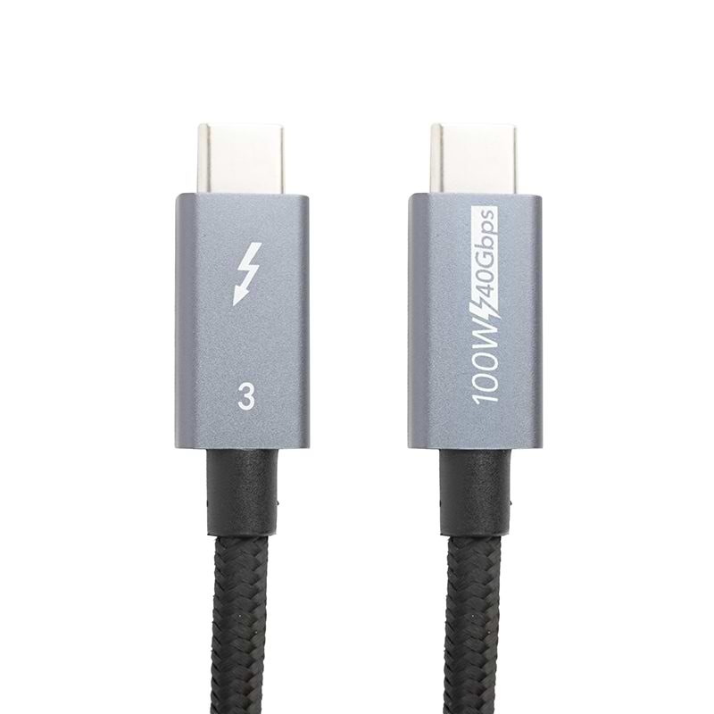 Купить Кабель синхронизации данных PowerPlant Thunderbolt 3 USB-C - USB-C 1m (CA913336) - Фото 1 Кабель синхронизации данных PowerPlant Thunderbolt 3 USB-C - USB-C 1m (CA913336) - Фото 1