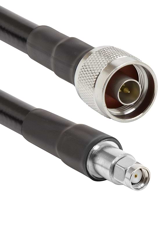 Кабель коаксіальний HiSmart LMR-400 3m N-male до RP-SMA-male (TV991501)