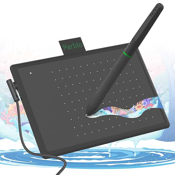 Фото - Графический планшет Parblo Ninos N4 Black