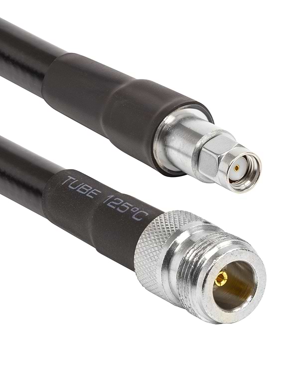 Кабель коаксіальний HiSmart LMR-400 0.5m N-female до RP-SMA-male (TV990665)