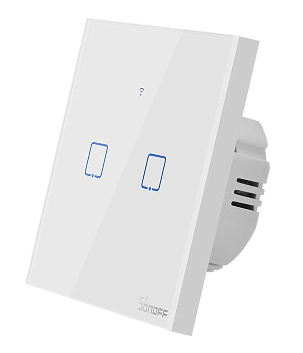 Фото - Беспроводной выключатель Sonoff T2EU2C-TX Wi-Fi