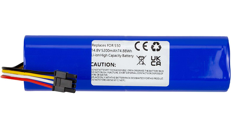 Аккумулятор для робота-пылесоса PowerPlant Xiaomi 1C, S50 14.8V 5200mAh (TB921621)