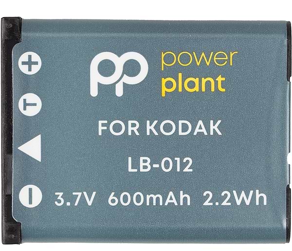 Фото - Аккумулятор для фотокамеры PowerPlant Kodak LB-012 600mAh (CB971237)