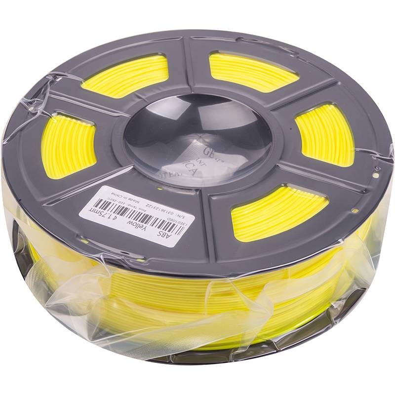 Нитка для ABS-картриджа PowerPlant Filament 1.75 мм 1 кг Yellow (PT812899) - Фото 1