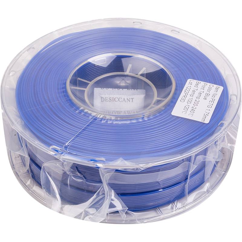 Фото - Нитка для PETG-картриджа PowerPlant Filament 1.75 мм 1 кг Blue (PT812912)