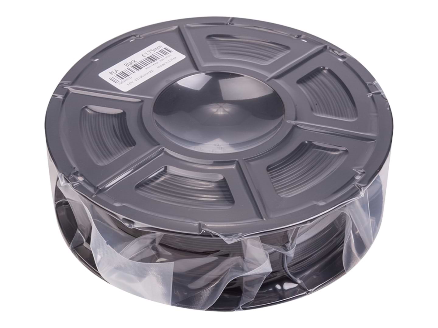 Нитка для PLA-картриджа PowerPlant Filament 1.75 мм 1 кг Black (PT812936) - Фото 1