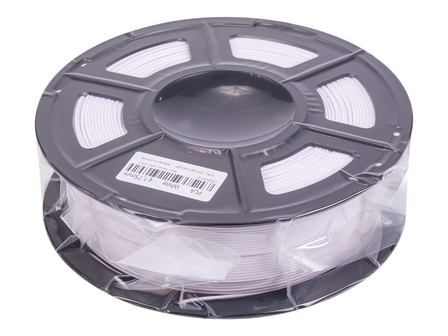 Нитка для PLA-картриджа PowerPlant Filament 1.75 мм 1 кг White (PT812950) - Фото 1