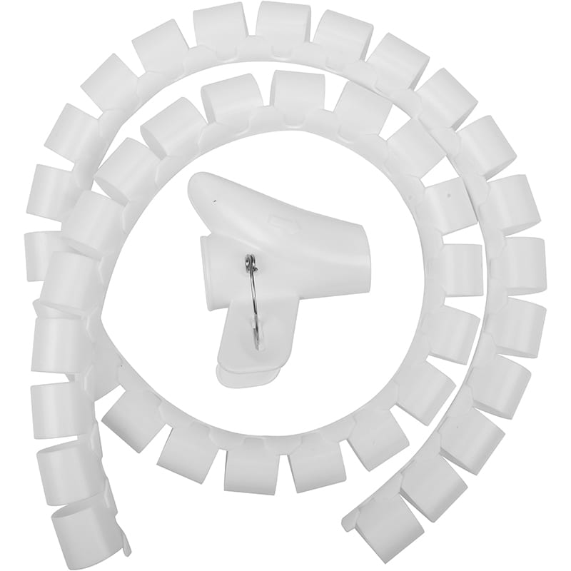 Органайзер для хранения кабелей HiSmart 30 мм White (HS083250) - Фото 1