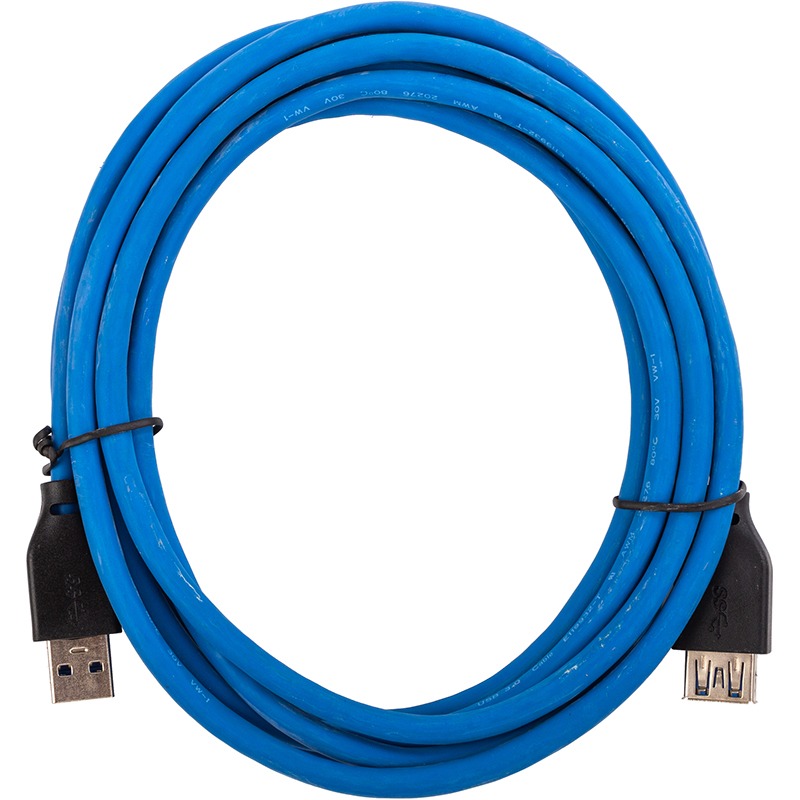 Кабель USB Type-A - USB Type-A Cabletime USB3.0 AF – AM 3 м (CA914616)