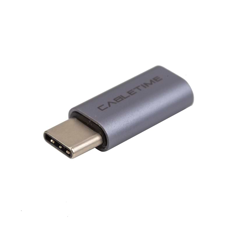 Перехідник Cabletime USB 3.0 Type-C (M)-USB Type-C (F) (CA913718)