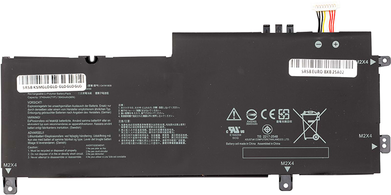 Аккумулятор для ноутбука Asus Zenbook Flip 15 UX562FD 15.4V 3740mAh (C41N1809) (original) (NB432219)