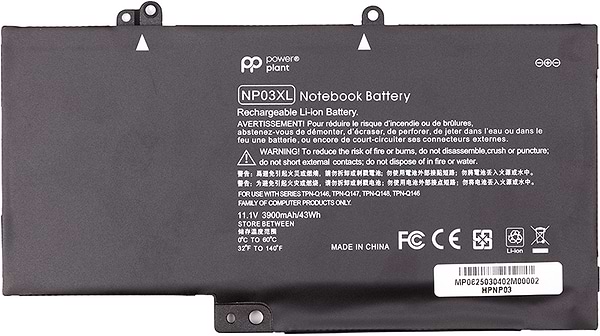 Фото - Аккумулятор для ноутбука PowerPlant HP Envy 15-U010DX (NP03XL) 11.1V 3900mAh (NB462483) Фото - Аккумулятор для ноутбука PowerPlant HP Envy 15-U010DX (NP03XL) 11.1V 3900mAh (NB462483)