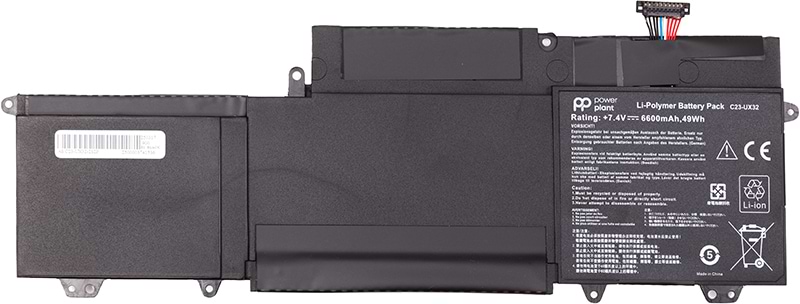 Аккумулятор для ноутбука PowerPlant ASUS VivoBook U38N (C23-UX32) 7.4V 6600mAh (NB432264)